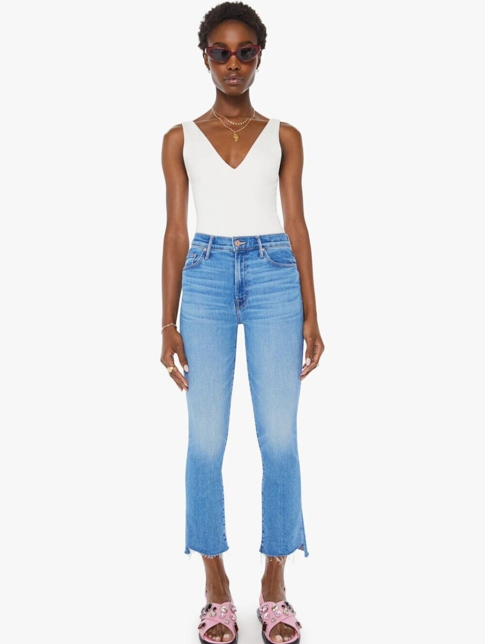 MOTHER The Insider Crop Step Fray Limited Edition Jean SIZE 26